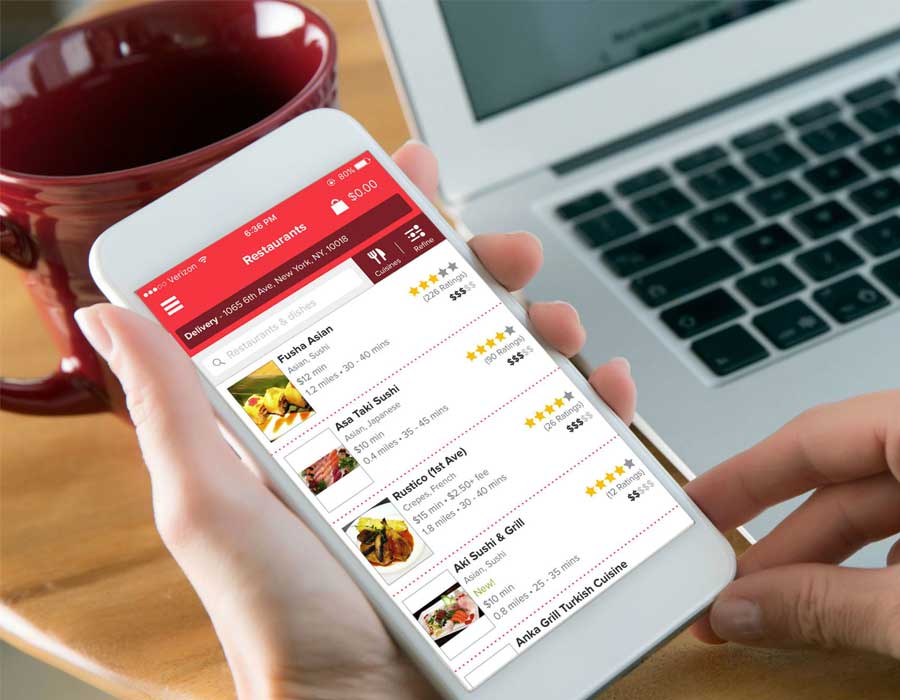 Electronic menu system for restaurants